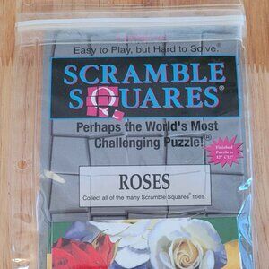 Vintage Scramble Square Puzzle ~ Roses